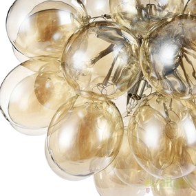 Lustra design deosebit diam. 60cm Balbo chihlimbar MYMOD112-08-G