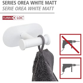 Cârlig alb din oțel inoxidabil Orea – Wenko