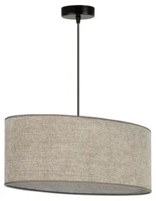 Lustră pe cablu Duolla OVAL 1xE27/15W/230V maro