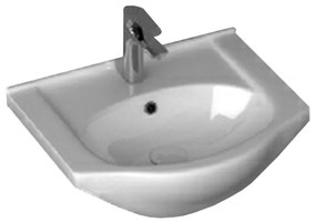 Lavoar ceramic cu aripi V55 55x42 cm