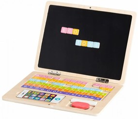 Caiet de lemn cu un ecran magnetic Eco toys