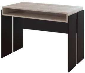 Masă PC Ramea (Stejar platinum grange + Negru). 1055240