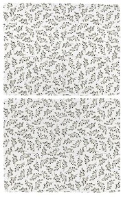 Suport pentru farfurii 2 buc. din material textil 35x45 cm cu model de Crăciun Mistletoe Kiss – Butter Kings