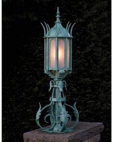 Stalp iluminat exterior din fier forjat, AL6651