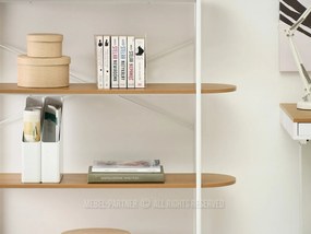 Raft Linde (stejar + alb). 1111369