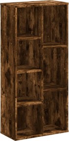 vidaXL Bibliotecă, stejar fumuriu, 50x25x105 cm, lemn prelucrat