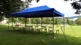 ShopJK CORT PAVILION PROFI 3X6 M ROȘU