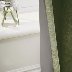 Draperii kaki termoizolante 2 buc. din janilie 229x183 cm Selene Luxury Chenille – Hyperion