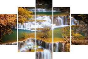 Tablou - Cascada Huay Mae Khamin, Thailanda (150x105 cm)