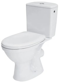 Set vas WC stativ Cersanit, Roma New, cu rezervor si capac inclus