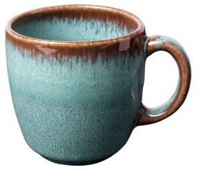 Ceașcă din gresie ceramică Villeroy &amp; Boch Like Lave, 190 ml, turcoaz - maro