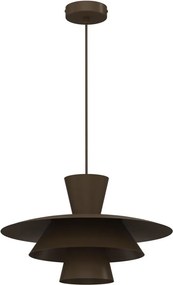 Lustru pe cablu PLATO 1xE27/15W/230V, maro