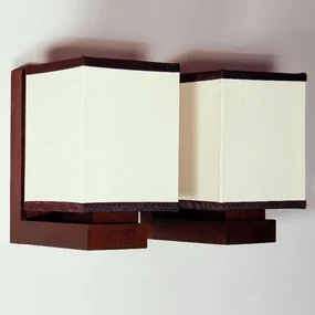 Aplica de perete rustica fabricata manual din lemn Lido WOOD-LI-AP2