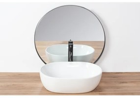 REA-U0416 - Lavoar pentru blat AMELIA 34,5 x 48 cm ceramică/alb lucios