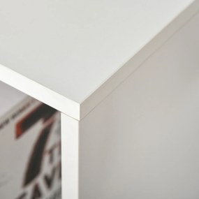 HOMCOM Mobile Libreria a 6 Cubi Moderno a Parete in Legno Bianco | Aosom Romania