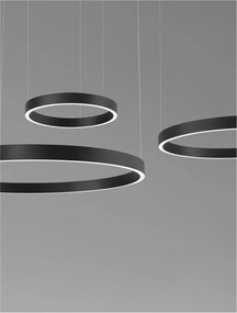 Lustra LED circulara cu 3 inele 80/60/40cm ELOWEN