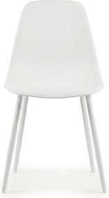 OFERTA Scaun de masa OSAKA din plastic, alb II. calitate