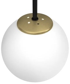 Lampă de perete CAMBRIDGE 1xE14/60W/230V neagră/alamă