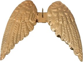 Accesoriu tip ac de lumanare, auriu, din metal, Wings