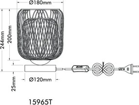Veioza/Lampa de masa moderna DICHTI