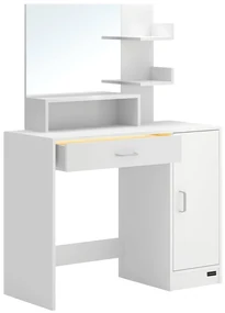 Deuba Masuta de toaleta Jocelyn 90x38x137 cm - alba
