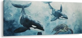 Tablou - Pictură subacvatică (120x50 cm)