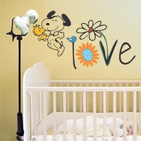 Sticker perete Snoopy - Love