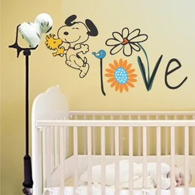 Sticker perete Snoopy - Love