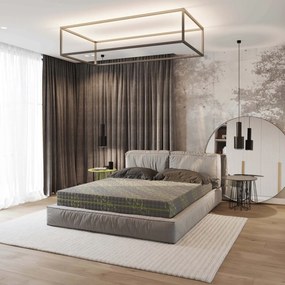 Saltea din spumă Green Sport 100×190 cm, fermitate medie, 20 cm înălțime