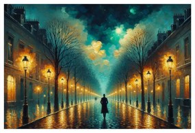 Tablou plimbare nocturnă sub stele