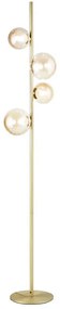 Lampadar LED Ideal Lux PERLAGE 4xG9/3W/230V auriu/fumuriu