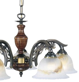 Candelabru clasic cu 5 brate design italian 2701