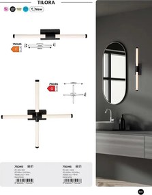 Aplica de perete pentru baie, Protectie IP44 Tilora