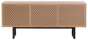 Comodă în decor de lemn de stejar Woodman Camden Diamond, 175 x 75 cm