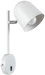 Aplica tip Lampa de perete stil industrial Egon alba