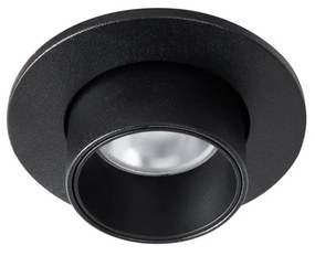 Spot LED incastrabil Halo E negru