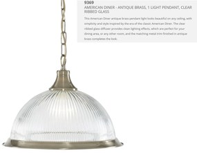 Pendul stil clasic American Diner alama antic 9369 SRT