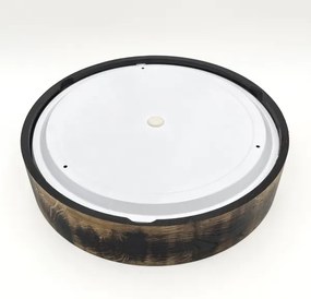 Plafonieră baie OAK SMOKY 3xE27/15W/230V IP54, 37,5 cm, stejar maro