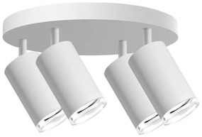 Spot LED RGBW TURYN, dimerizabil, pentru baie, 4x GU10/6,5W/230V, IP44, alb