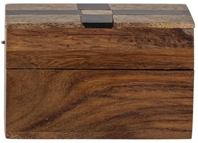 Cutie de depozitare maro din lemn decorativă 6,5x4,5x4 cm Cemile – Bloomingville