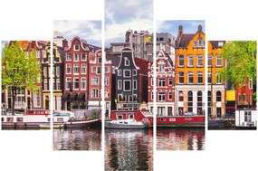 Tablou - Amsterdam, case de dans (150x105 cm)