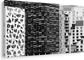 Tablou cu arhitectura alb neagră (90x60 cm)