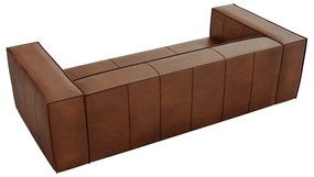 Canapea maro coniac cu tapițerie din piele 227 cm Madame – Windsor &amp; Co Sofas