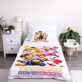Lenjerie de pat pentru copii din bumbac pentru pătuț 100x135 cm Paw Patrol – Jerry Fabrics