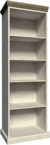 Biblioteca ROYAL RW, pin nordic/stejar salbatic, PAL melaminat, 68x39x