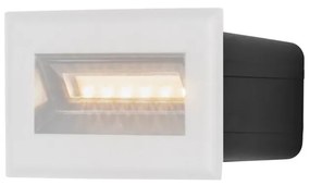 Spot LED incastrabil scari / perete exterior IP65 Bosca alb 8,4cm