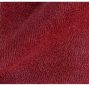 Set Fotoliu Matusalem cu Otoman (suport picioare) si Perna, Material Textil - Sour Cherry