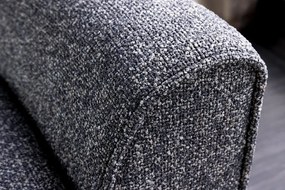 Bancheta eleganta, Tapitata Tesatura Bouce, Antracit, Scarlett 90cm