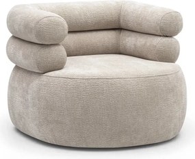 Fotoliu relaxant rotativ Melos - șenilă bej Dress me 15