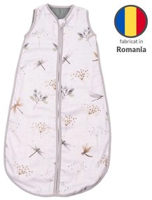 Sac dormit copii de vara din muselina Kidizi Dragonfly 90 cm, 100% bumbac, 6-24 luni 0.5 TOG